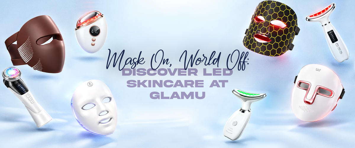 Mask On, World Off: Discover LED Skincare at Glamu