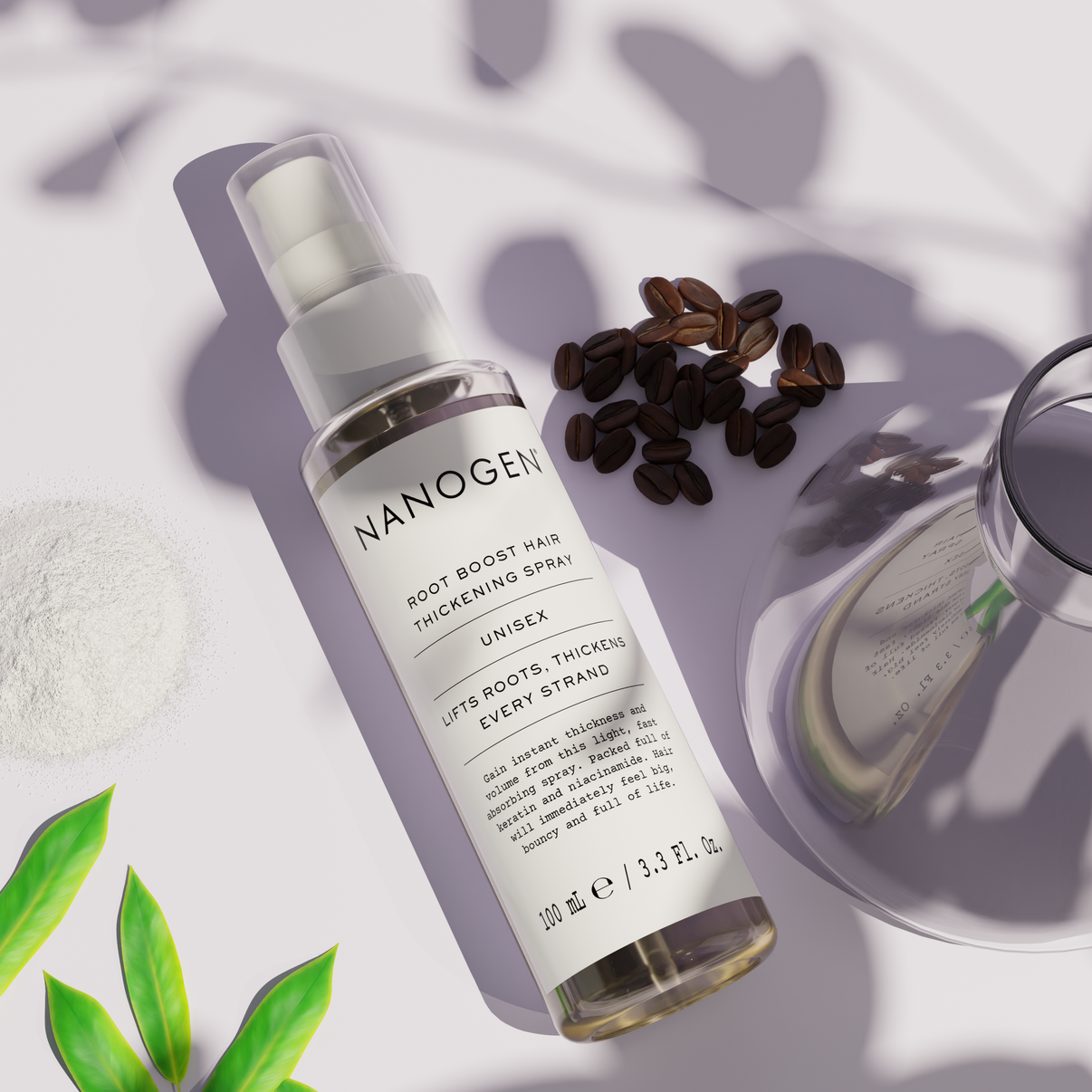 Nanogen Root Boost matu biezināšanas aerosols 100ml