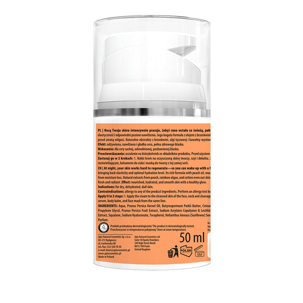 Apis Peachy Skin Barojošs Nakts Krēms 50ml – produkta skats 2