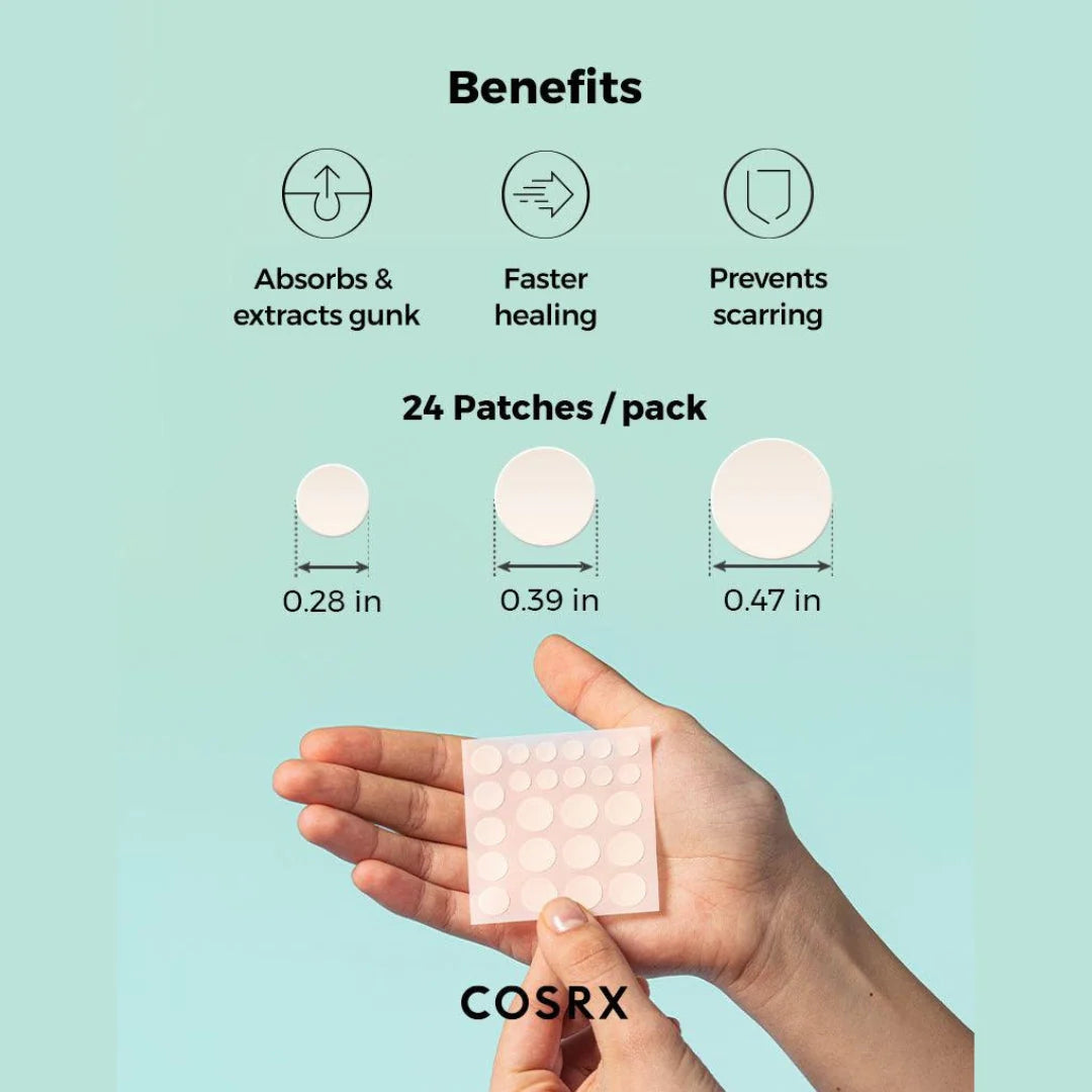 COSRX pinnes plāksteri „Acne Pimple Master Patch“ 24 gab.
