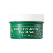 AXIS-Y Mugwort Pore Clarifying Wash Off Pack attīroša sejas maska 100ml
