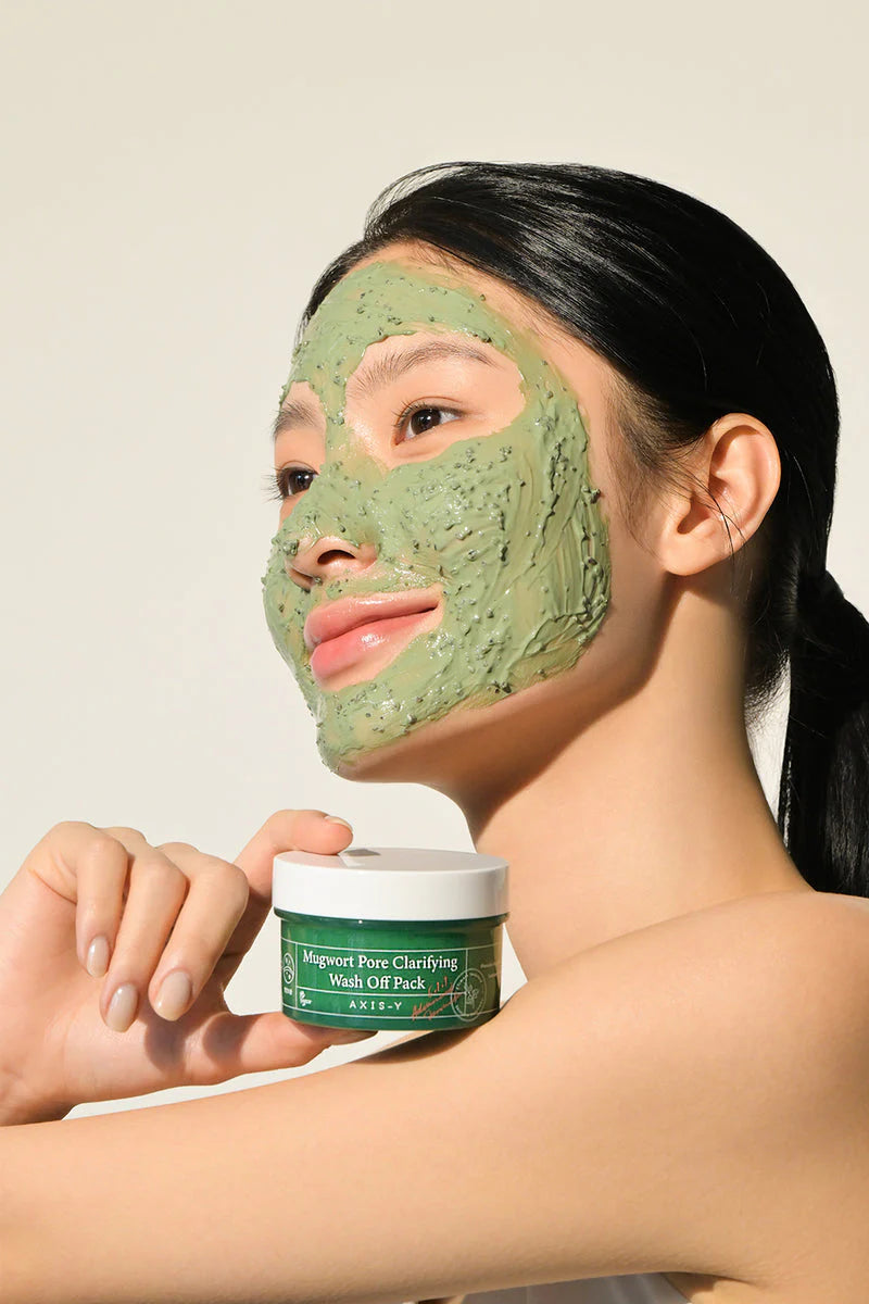 AXIS-Y Mugwort Pore Clarifying Wash Off Pack attīroša sejas maska 100ml
