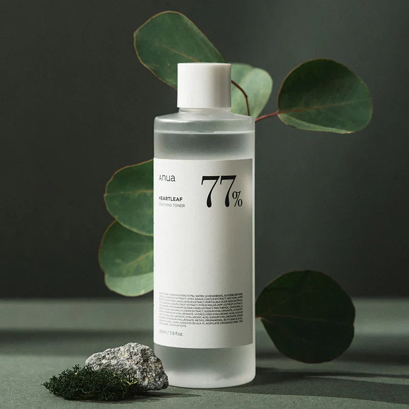 Anua sirdsveida lapiņas 77% nomierinošs toniks 40 ml / 250 ml