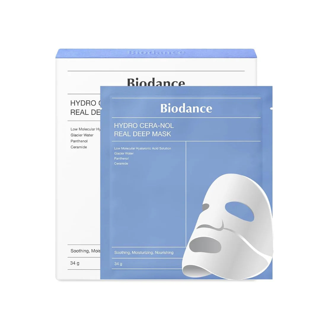 BIODANCE Hydro Cera-nol Real Deep Mask sejas maska