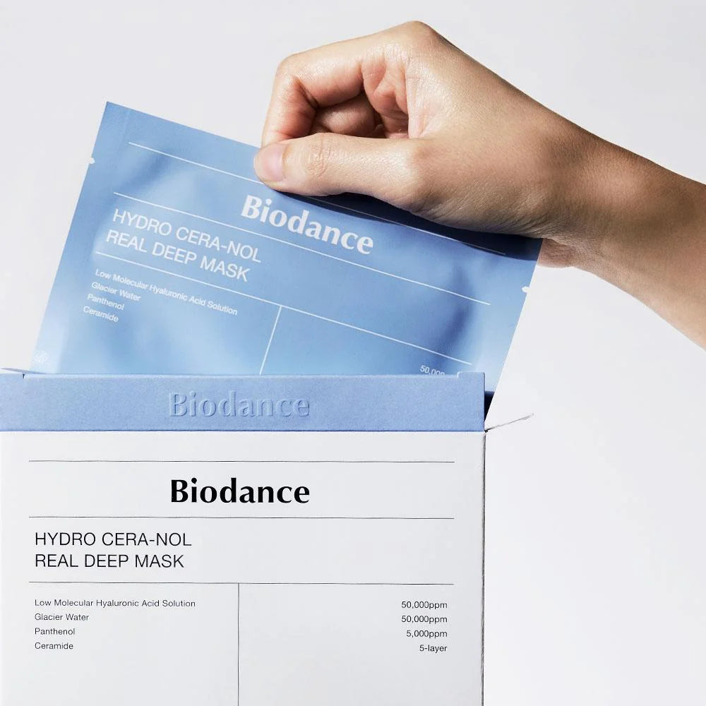BIODANCE Hydro Cera-nol Real Deep Mask sejas maska