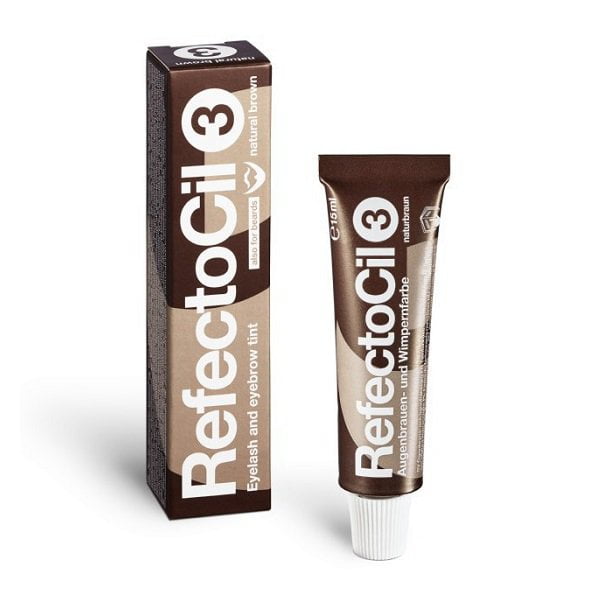 RefectoCil Natural Brown No.3 Skropstu Un Uzacu Krāsa 15ml