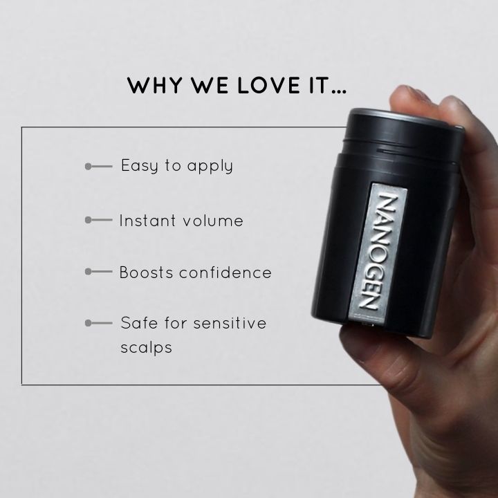 Nanogen Matu Sabiezinošie Šķiedras Vidēji Brūns