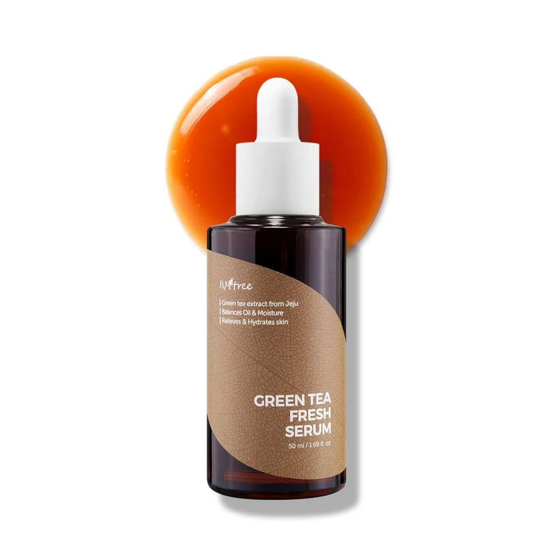 Isntree zaļās tējas atsvaidzinošs serums 50 ml