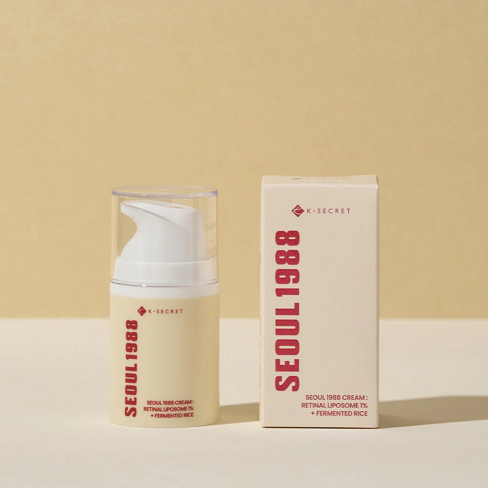 KSECRET SEOUL 1988 krēms: 1% retināla liposomas + fermentēti rīsi, 50 ml
