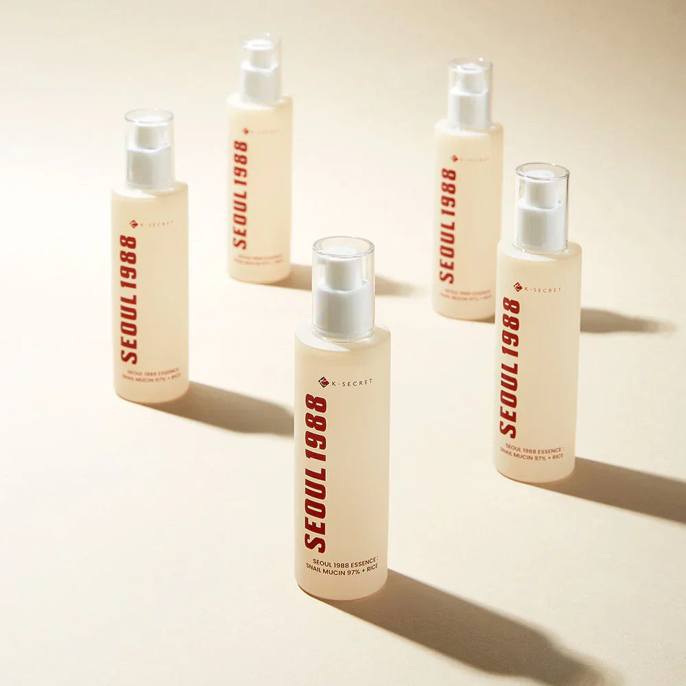 KSECRET SEOUL 1988 esence: 97% gliemežu mucīns + rīsi, 100 ml