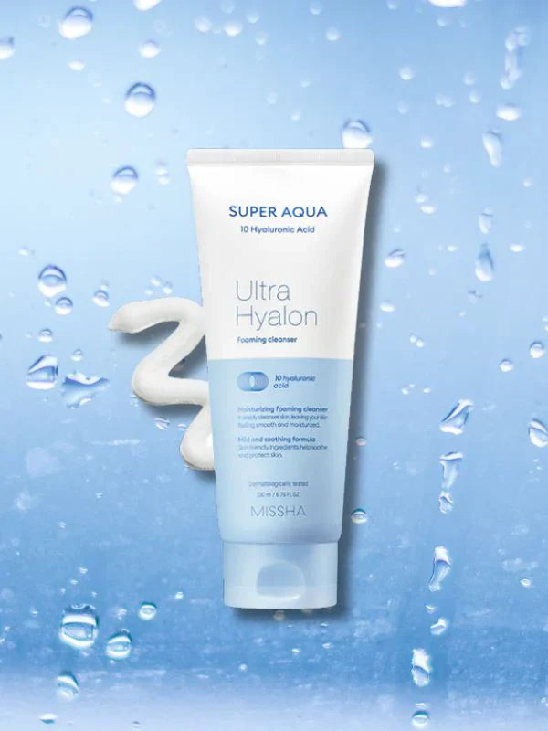 MISSHA Super Aqua Ultra Hyalron attīrošās putas 200 ml