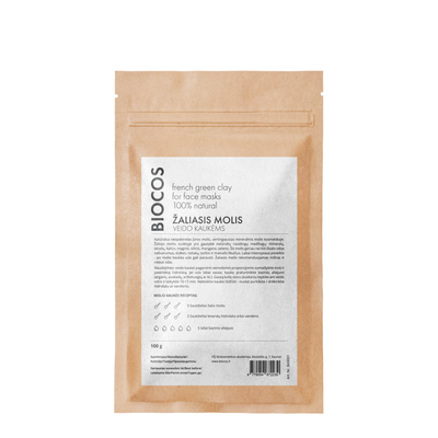 Biocos zaļais bioloģiskais māls 100g
