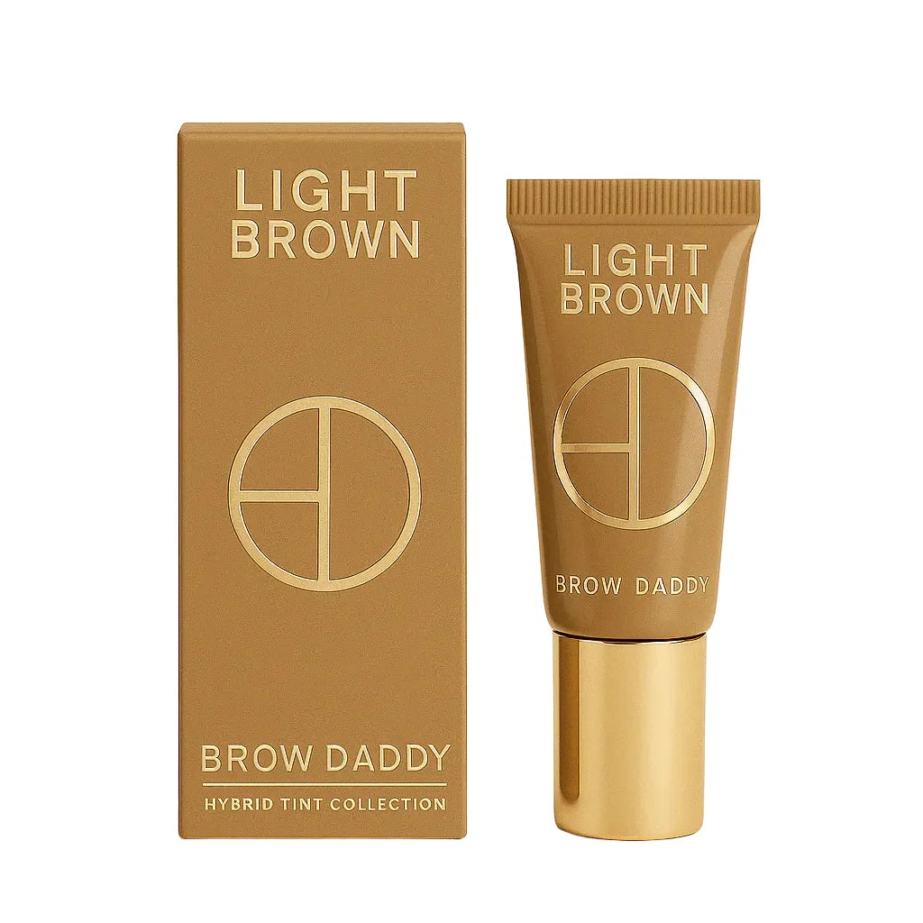 Brow Daddy Light Brown Krāsas Tūbiņa Un Kastīte