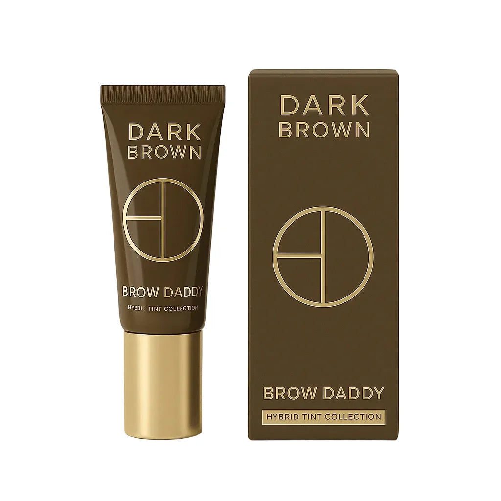 Brow Daddy Dark Brown Krāsas Tūbiņa Un Kastīte