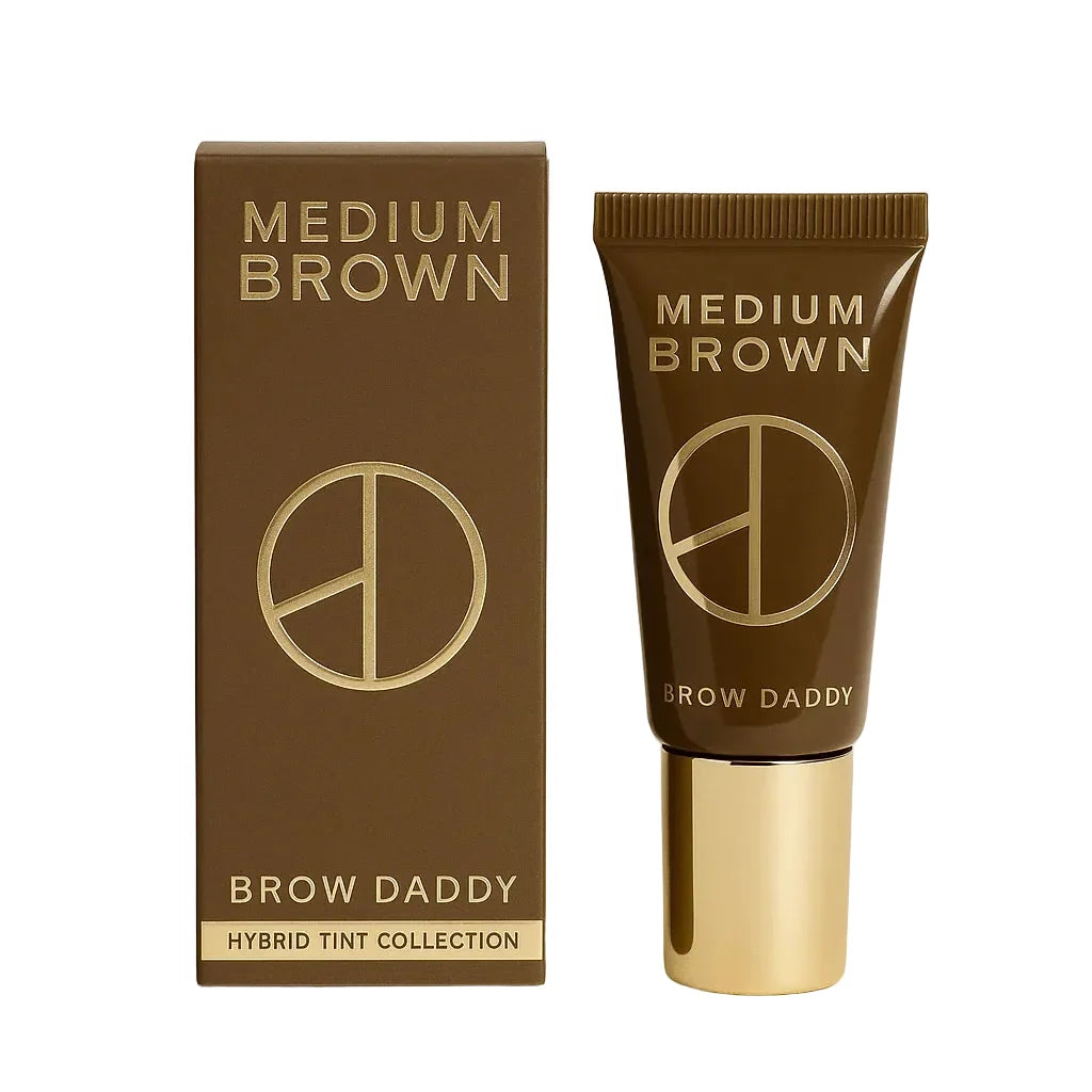 Brow Daddy Medium Brown Krāsas Tūbiņa Un Kastīte