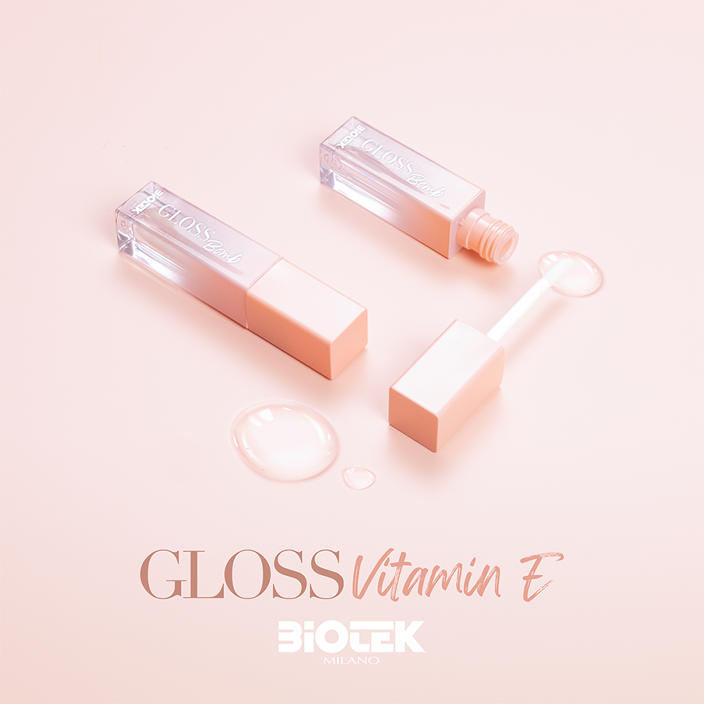 Biotek Gloss Bomb 2ml tūbiņas produktu stendā