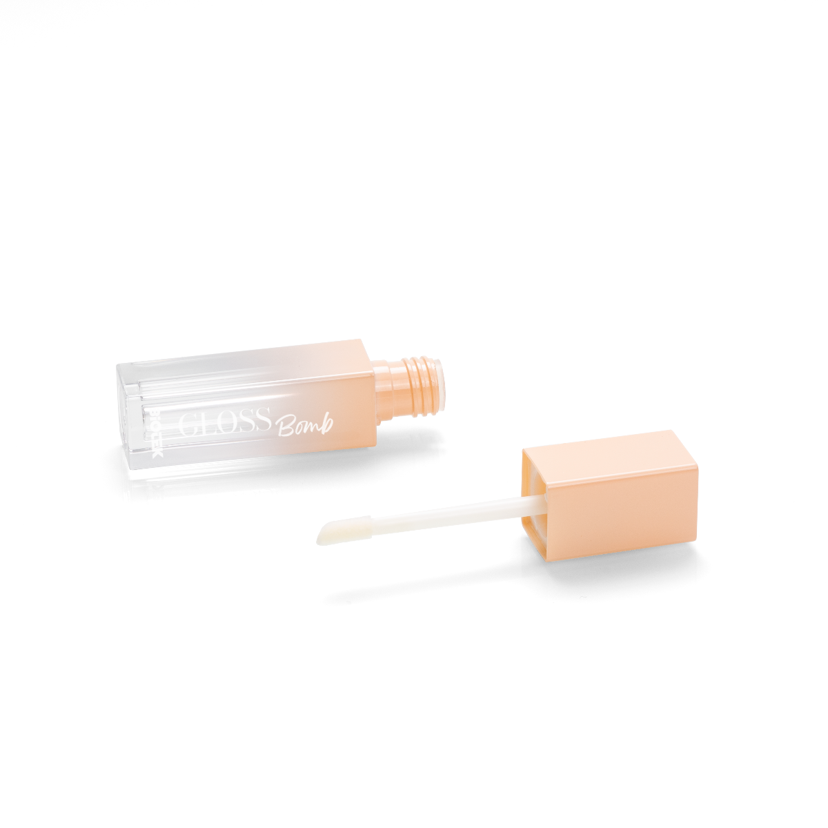 Biotek Gloss Bomb caurspīdīgā lūpu seruma tūbiņa 2ml