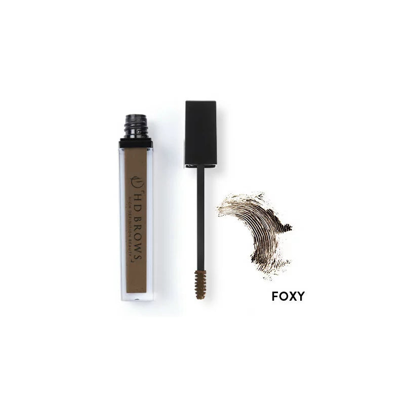 HD Brows Brow Colourfix Foxy gēls ar brūna toņa paraugu