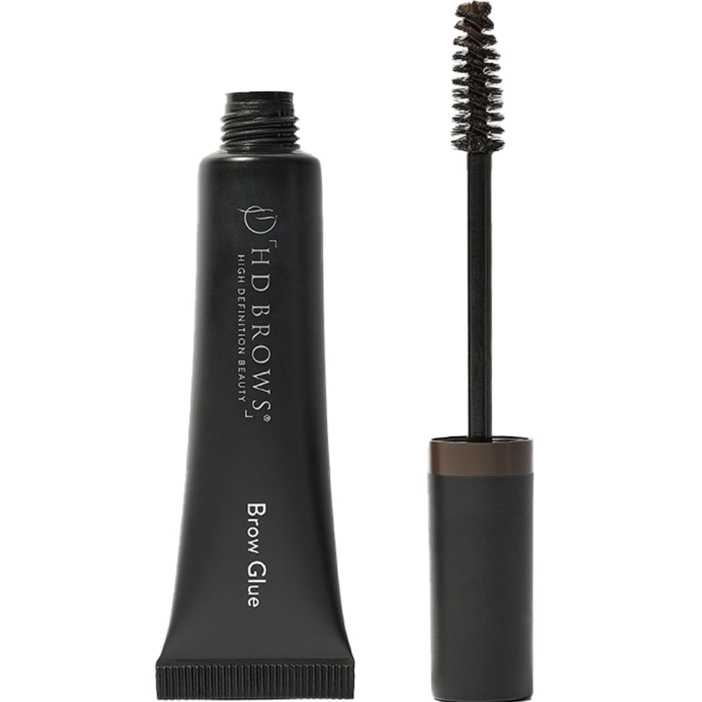 HD Brows Brow Glue Medium Brown tūbiņa un birstīte