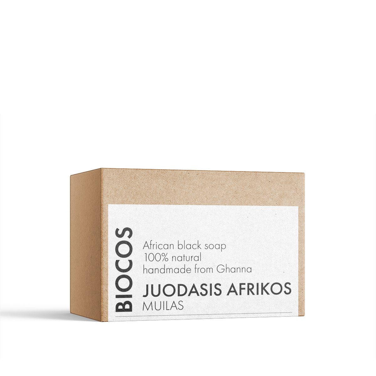Biocos Āfrikas 100% dabīgās melnās ziepes 100g