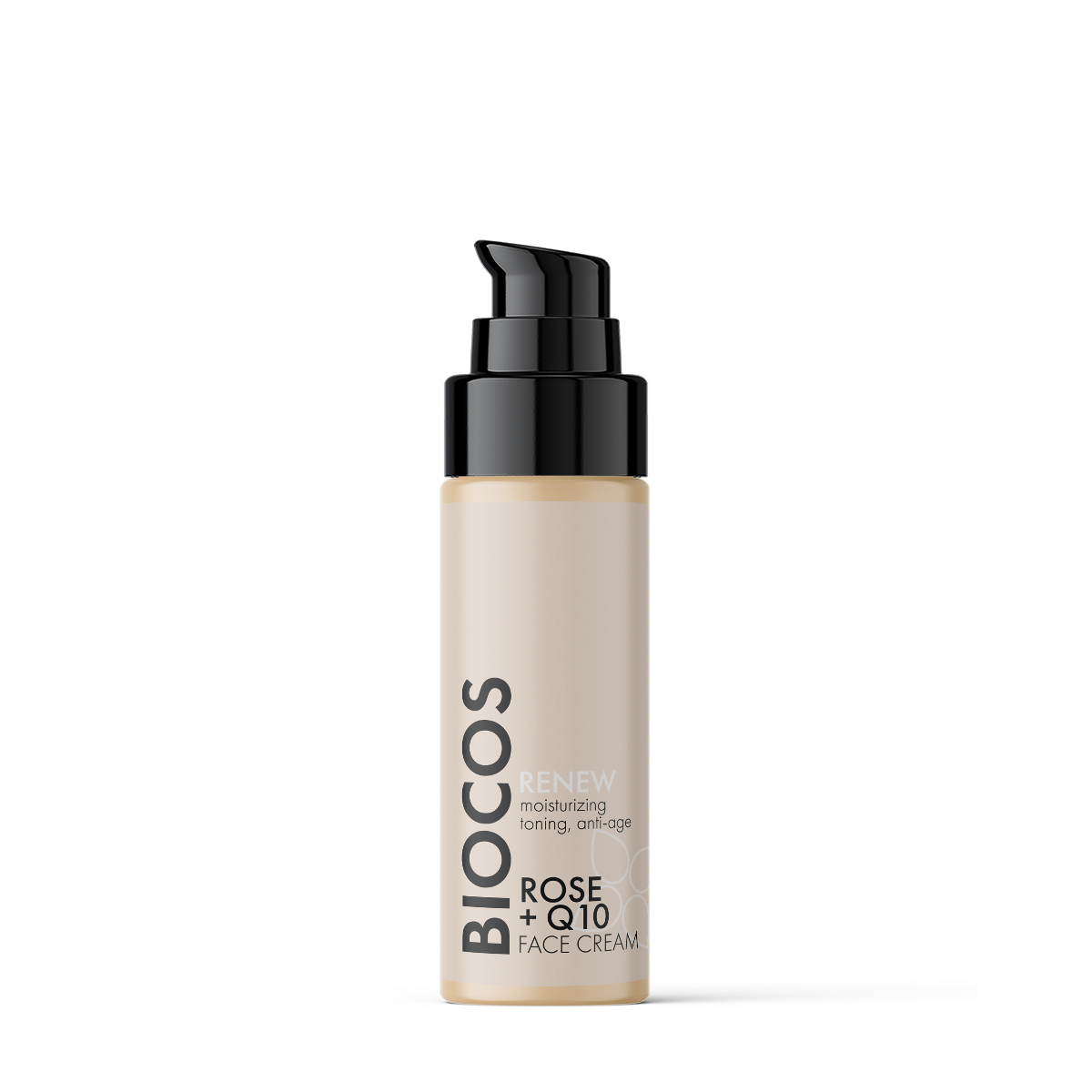 BIocos Rose + Q10 Face Cream bottle 