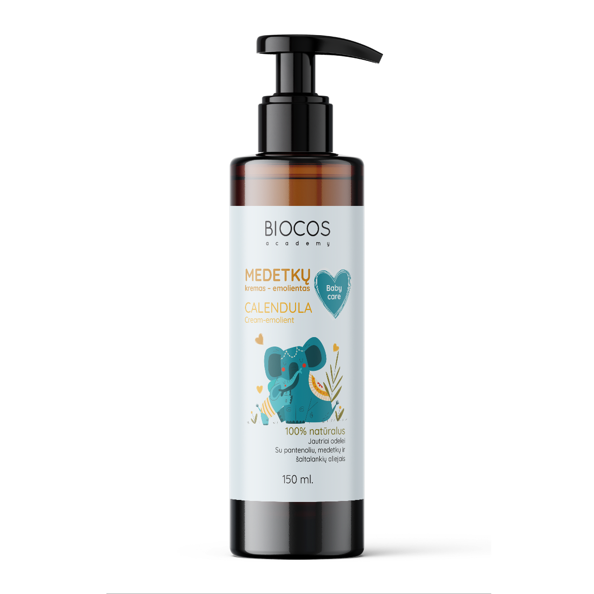 Biocos BABY CARE kliņģerīšu krēms – mīkstinošs krēms bērniem 150ml