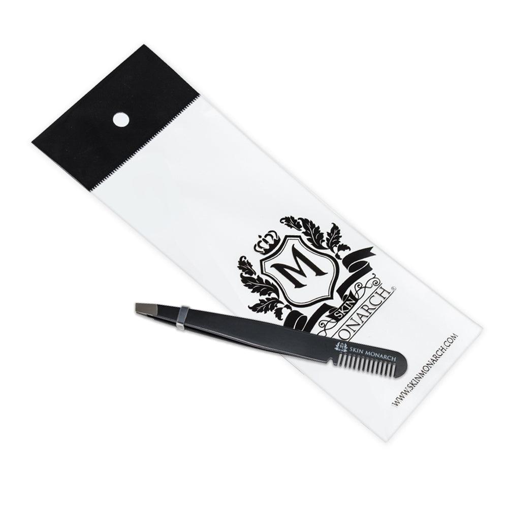 Skin Monarch Pincete Ar Ķemmīti 10cm 1gab produkta foto