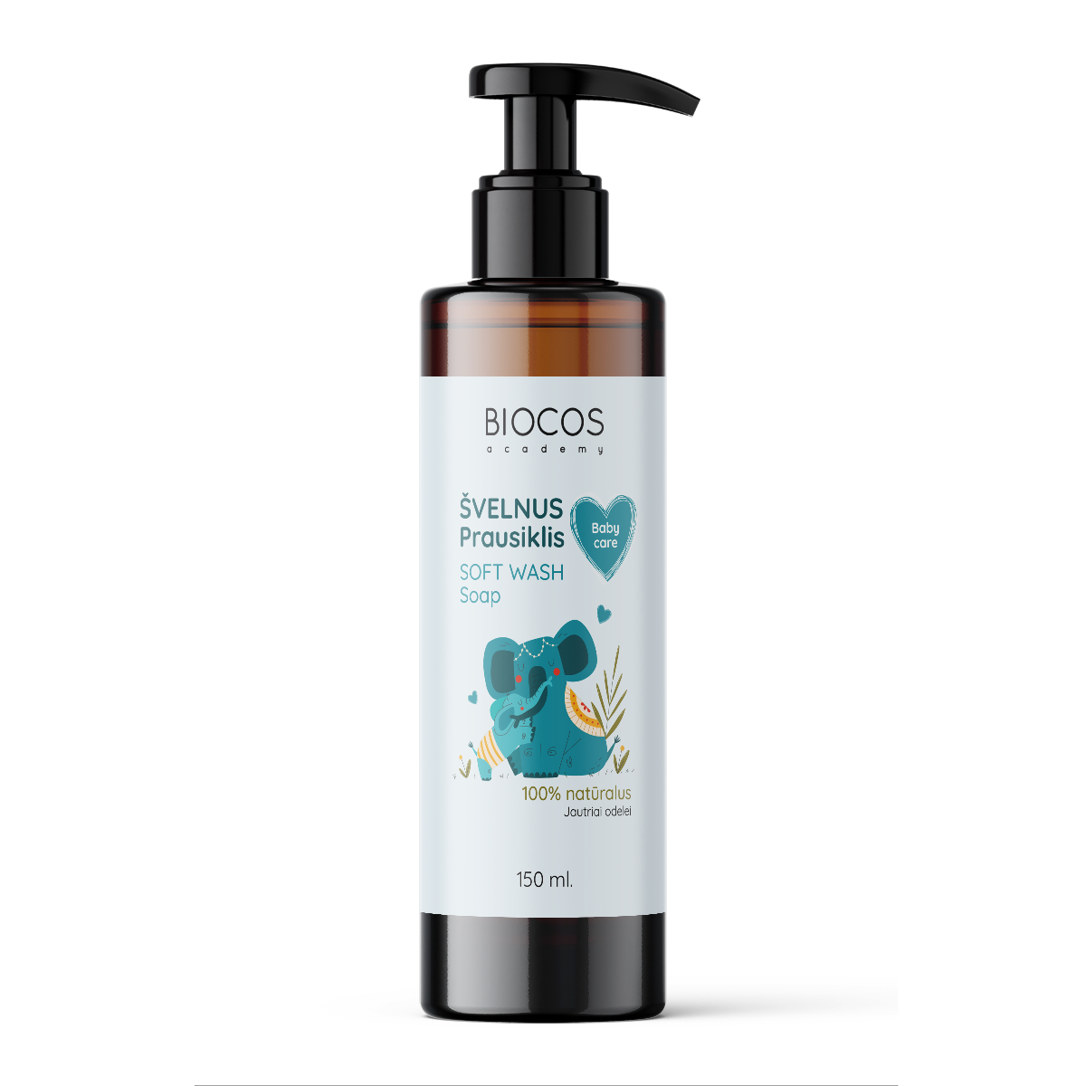 Biocos maigas mazgāšanas ziepes bērniem 150ml